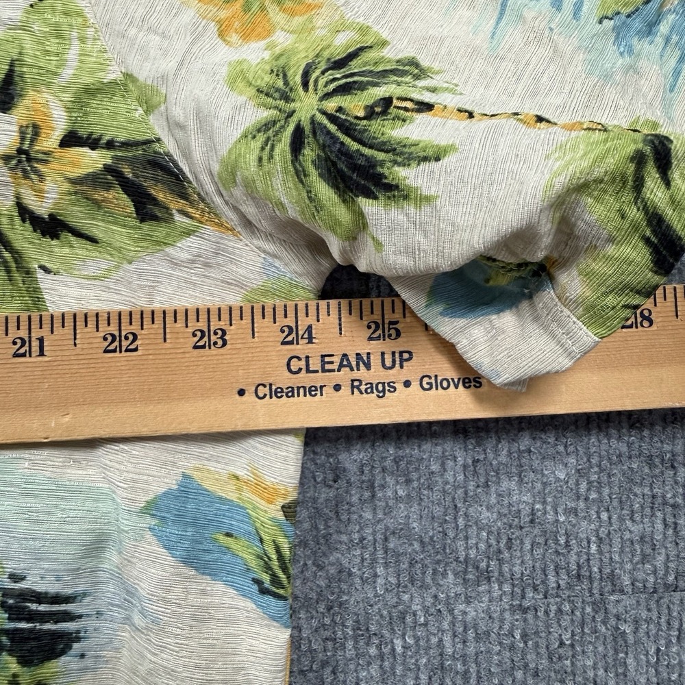 Hawaii Jack's Cafe Hawaiian Shirt Mens Large 100% Silk Tropical Island Camp - Picture 5 of 7